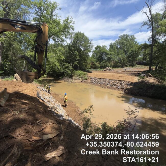 Creek Bank Restoration STA 161+21(1)
