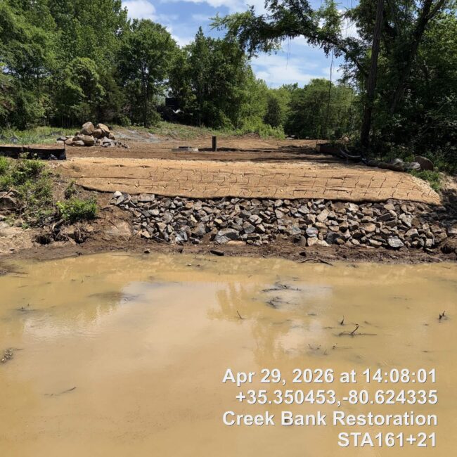 Creek Bank Restoration STA 161+21(3)